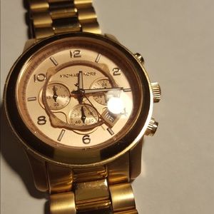 Rose gold Michael Kors watch